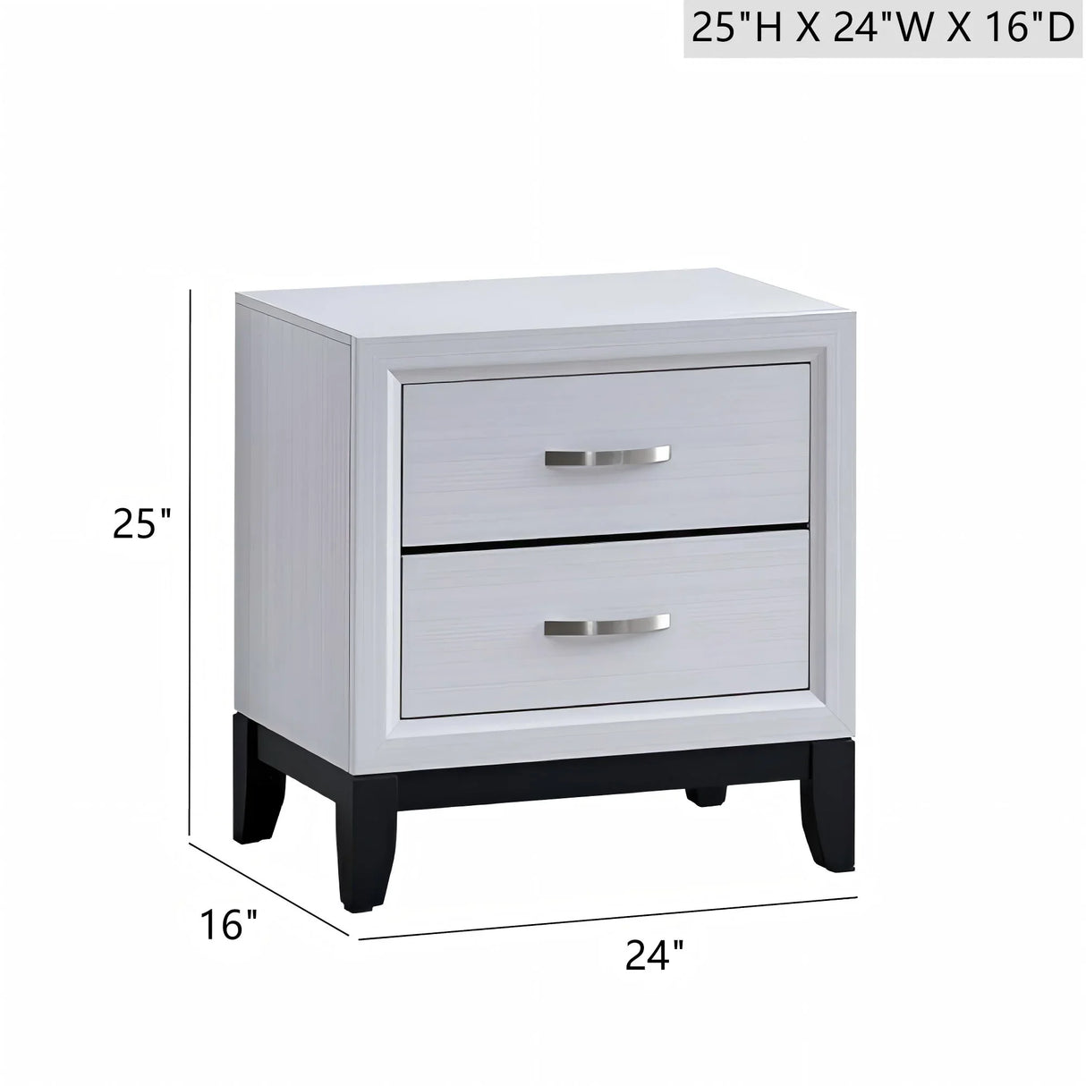 Glasgow - Nightstand With English Dovetail Drawers - Furniture Home Direct