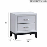 Glasgow - Nightstand With English Dovetail Drawers - Furniture Home Direct