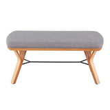 Folia - Mid Century / Modern Bench - Furniture Home Direct