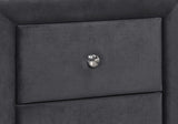 Nightstand, Storage Drawer Versatile Use, Upholstered, Transitional - Furniture Home Direct