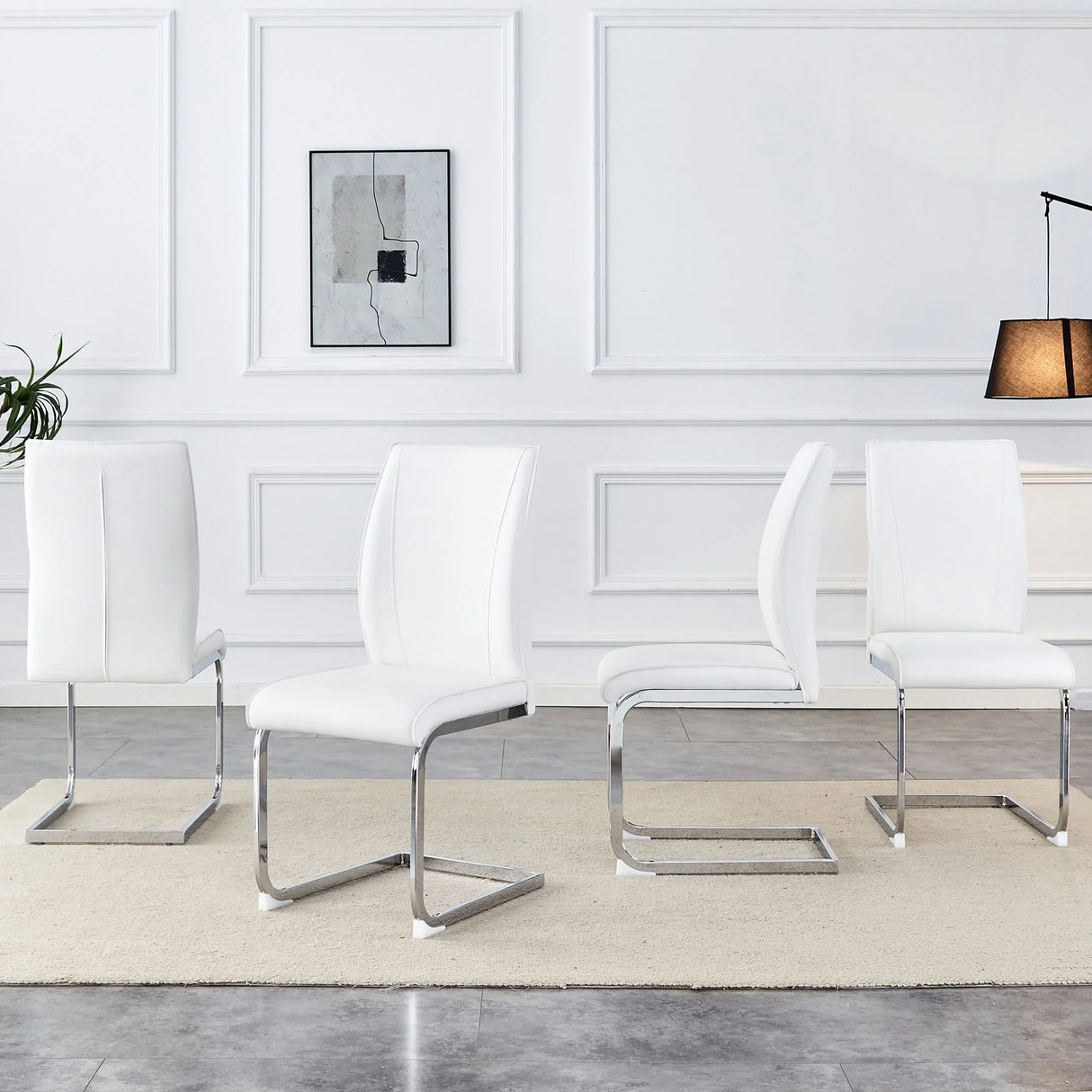 Luxury Simple Arch Chair, High Resilience With Metal Legs - Furniture Home Direct