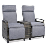 Outdoor Lounge Chair Set - Gray - Furniture Home Direct