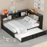 Daybed With Trundle, Storage Cabinets And USB Ports - Furniture Home Direct
