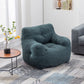 Soft Teddy Fabric Tufted Foam Bean Bag Chair With Teddy Fabric - Furniture Home Direct