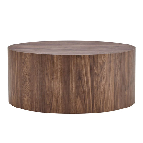 Cylindrical Coffee Table With Material For Living Room - Furniture Home Direct