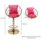 Unique Design Bar Chair, 360 Degree Rotation, Adjustable Height, Suitable For Dining Room And Bar - Furniture Home Direct