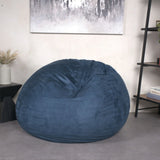 Comfortable High Density Shredded Foam Bean Bag Chair With Removable Cover - Furniture Home Direct