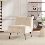 Upholstered Armless Chair For Living Room - Furniture Home Direct