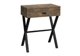 Accent Side X Table, Storage Drawer, Contemporary & Modern - Furniture Home Direct