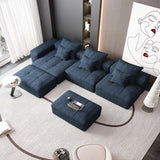 Modern Oversized Diy Combination Modular Sectional Sofa With Pillows - Furniture Home Direct
