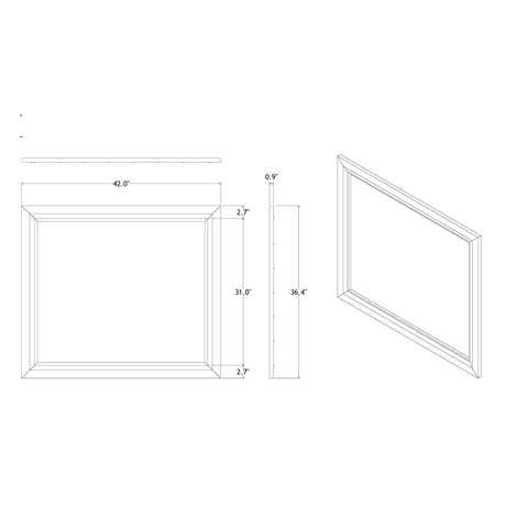 Chloe - Mirror - Gemstone Silver - Furniture Home Direct