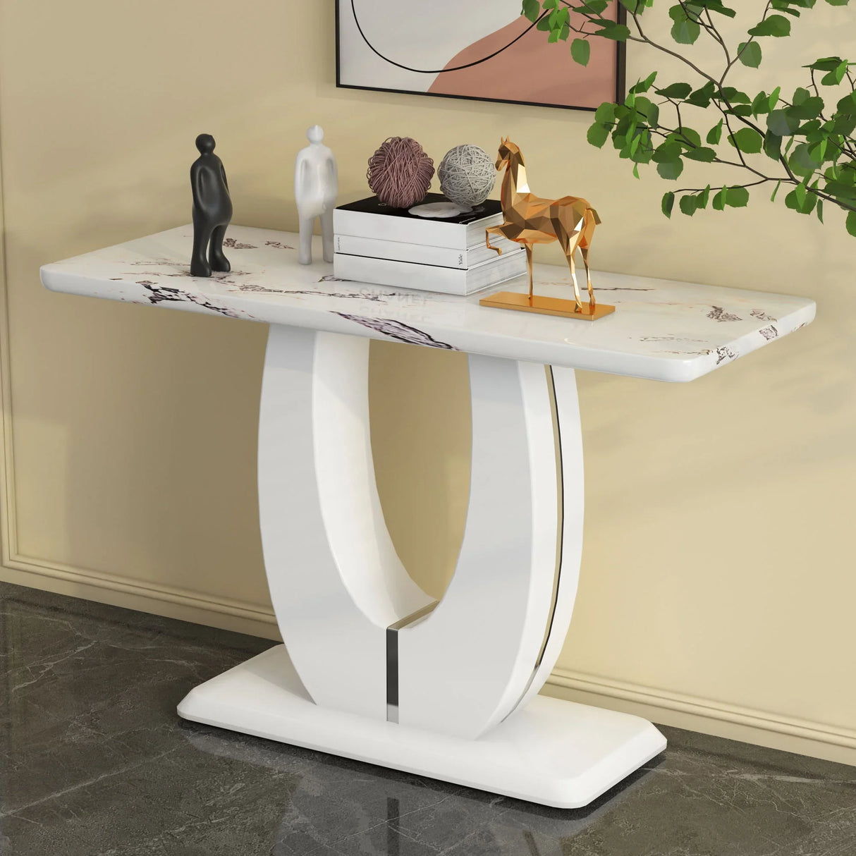 Modern Minimalist Rectangular Counter Bar Table - Furniture Home Direct