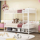 Metal Bunk Bed & Shelf And Guardrails - Furniture Home Direct