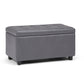 Cosmopolitan - Upholstered Storage Ottoman - Furniture Home Direct
