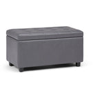Cosmopolitan - Upholstered Storage Ottoman - Furniture Home Direct