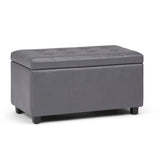 Cosmopolitan - Upholstered Storage Ottoman - Furniture Home Direct