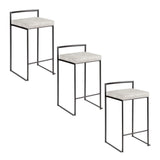 Fuji - Contemporary Style Stackable Counter Stool - Furniture Home Direct