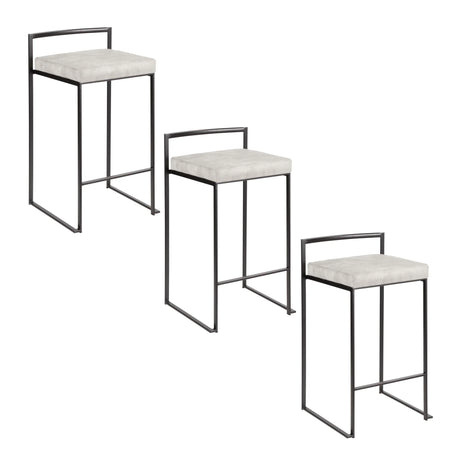 Fuji - Contemporary Style Stackable Counter Stool - Furniture Home Direct