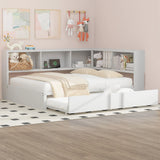 Daybed With Trundle, Storage Cabinets And USB Ports - Furniture Home Direct