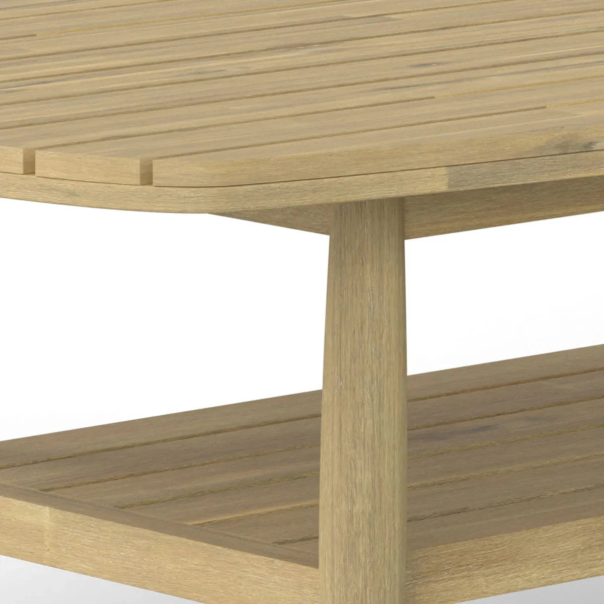 Bayshore - Outdoor Coffee Table - Light Teak - Furniture Home Direct