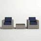 2 Person Seating Set With Cushions - Furniture Home Direct
