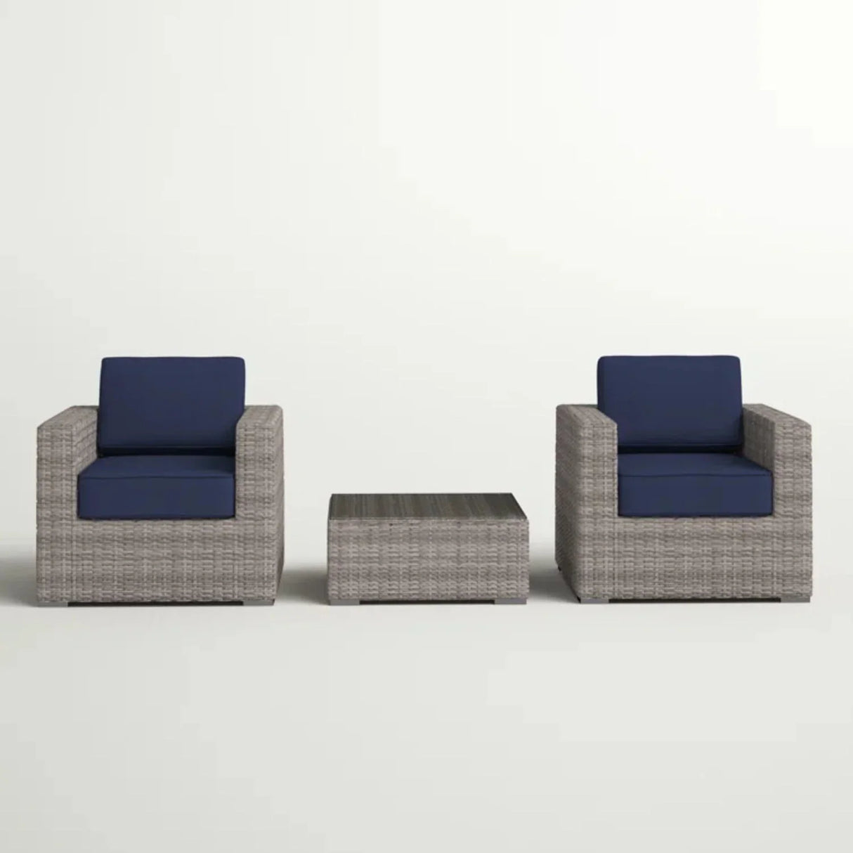 2 Person Seating Set With Cushions - Furniture Home Direct