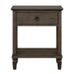 Victoria - Bedside Table With Drawer And Shelf - Furniture Home Direct