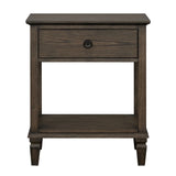 Victoria - Bedside Table With Drawer And Shelf - Furniture Home Direct