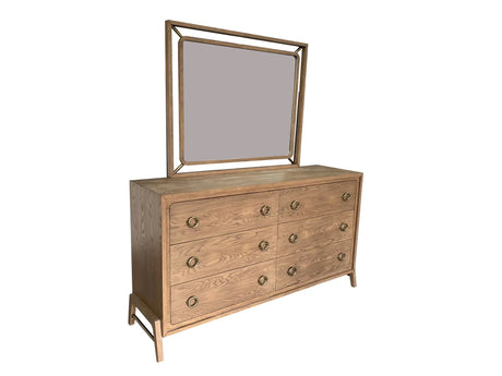 Mirror - Light Brown - Furniture Home Direct