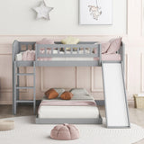 Functional Bunk Bed With Convertible Ladder And Slide - Furniture Home Direct