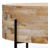 Rayburn - Drum Coffee Table - Natural - Furniture Home Direct