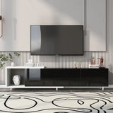 Modern Stylish Extendabletv Stand TV Cabinet For 80" TV - Furniture Home Direct
