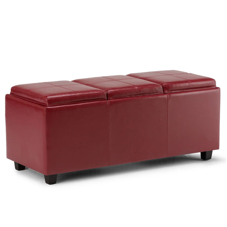 Avalon - Upholstered Storage Ottoman - Furniture Home Direct