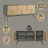 Blayde - Server - Natural / Gray - Furniture Home Direct