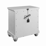 Mariano - 3 Drawer Nightstand With USB - Gray - Furniture Home Direct