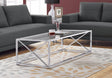 Table, Rectangular, Contemporary & Modern - Chrome - Furniture Home Direct