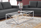 Table, Rectangular, Contemporary & Modern - Chrome - Furniture Home Direct