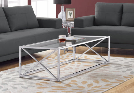 Table, Rectangular, Contemporary & Modern - Chrome - Furniture Home Direct