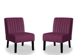 Reese - Mid-Century Modern Accent Chairs With Minimalist Design (Set of 2) - Furniture Home Direct