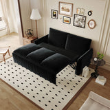 Pull Out Sofa Bed, 3 Seat Convertible Sleeper Sofa With 2 In 1 Pillow And Blanket Set - Furniture Home Direct