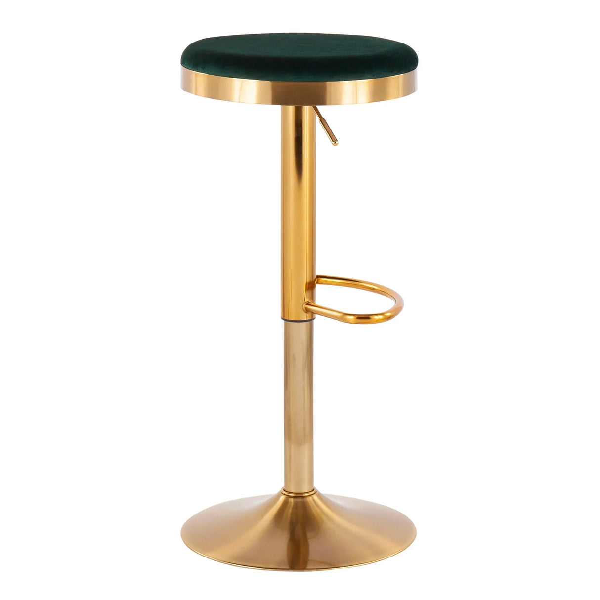 Dakota - Contemporary Upholste Adjustable Barstool (Set of 2) - Furniture Home Direct