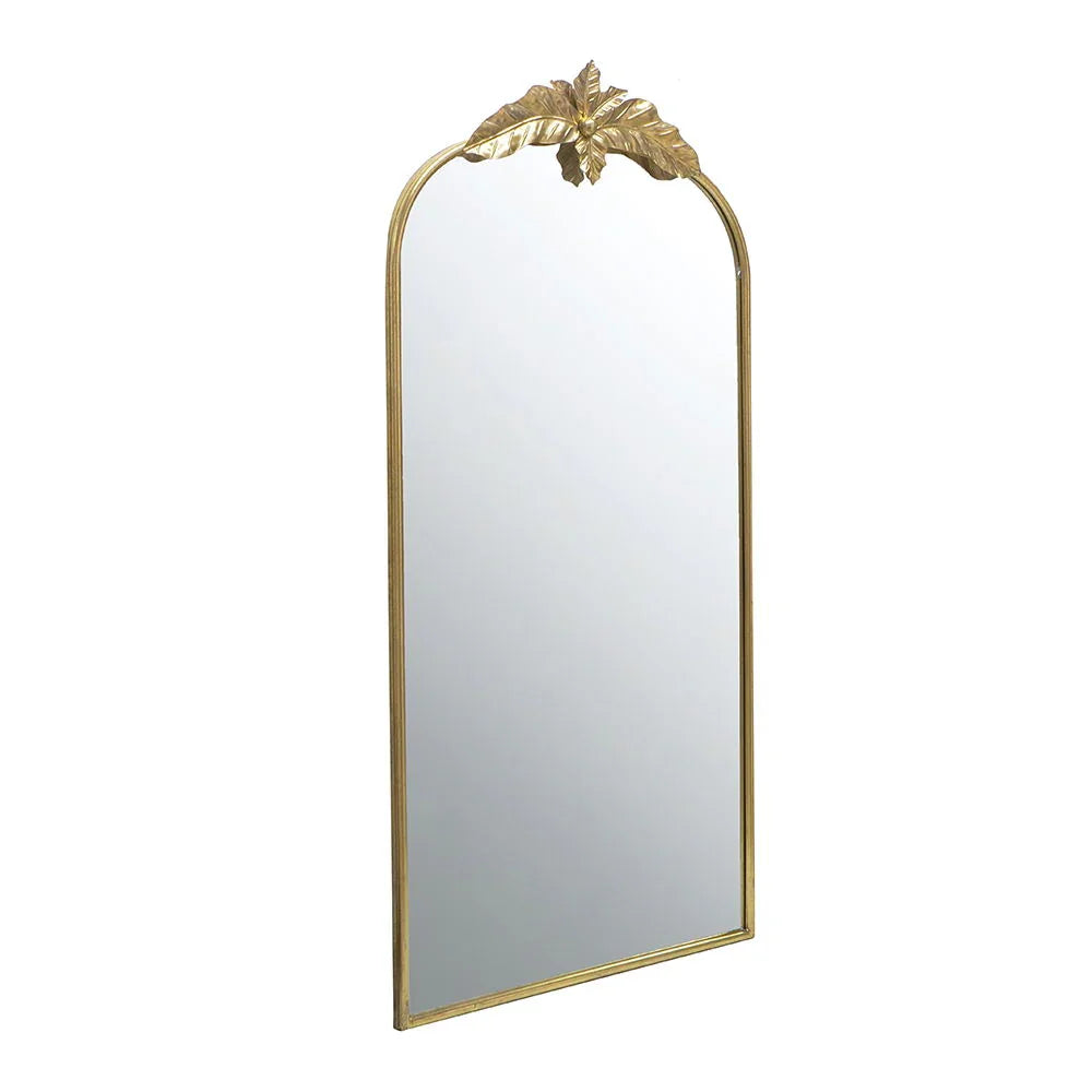 Arched Wall Mirror With Metal Frame, Wall Mirror For Living Room - Furniture Home Direct