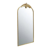 Arched Wall Mirror With Metal Frame, Wall Mirror For Living Room - Furniture Home Direct