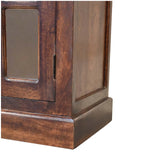 Glazed Sideboard - Walnut - Furniture Home Direct