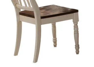 Dylan - Side Chair (Set of 2) - Cream / Oak - Furniture Home Direct
