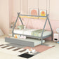 Tent Floor Bed, Teepee Bed, With Trundle - Furniture Home Direct