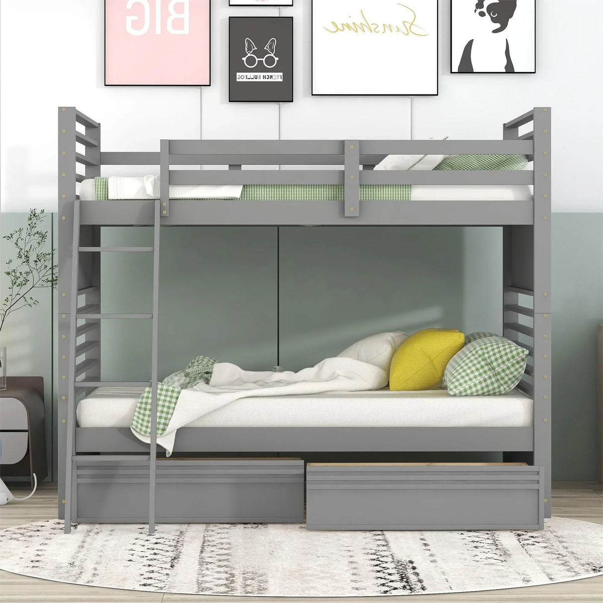 Bunk Bed With 2 Drawers - Furniture Home Direct