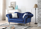 Elegant Round Arm Loveseat - Furniture Home Direct