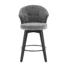 Wing Back Swivel Bar Stools (Set of 2) - Furniture Home Direct