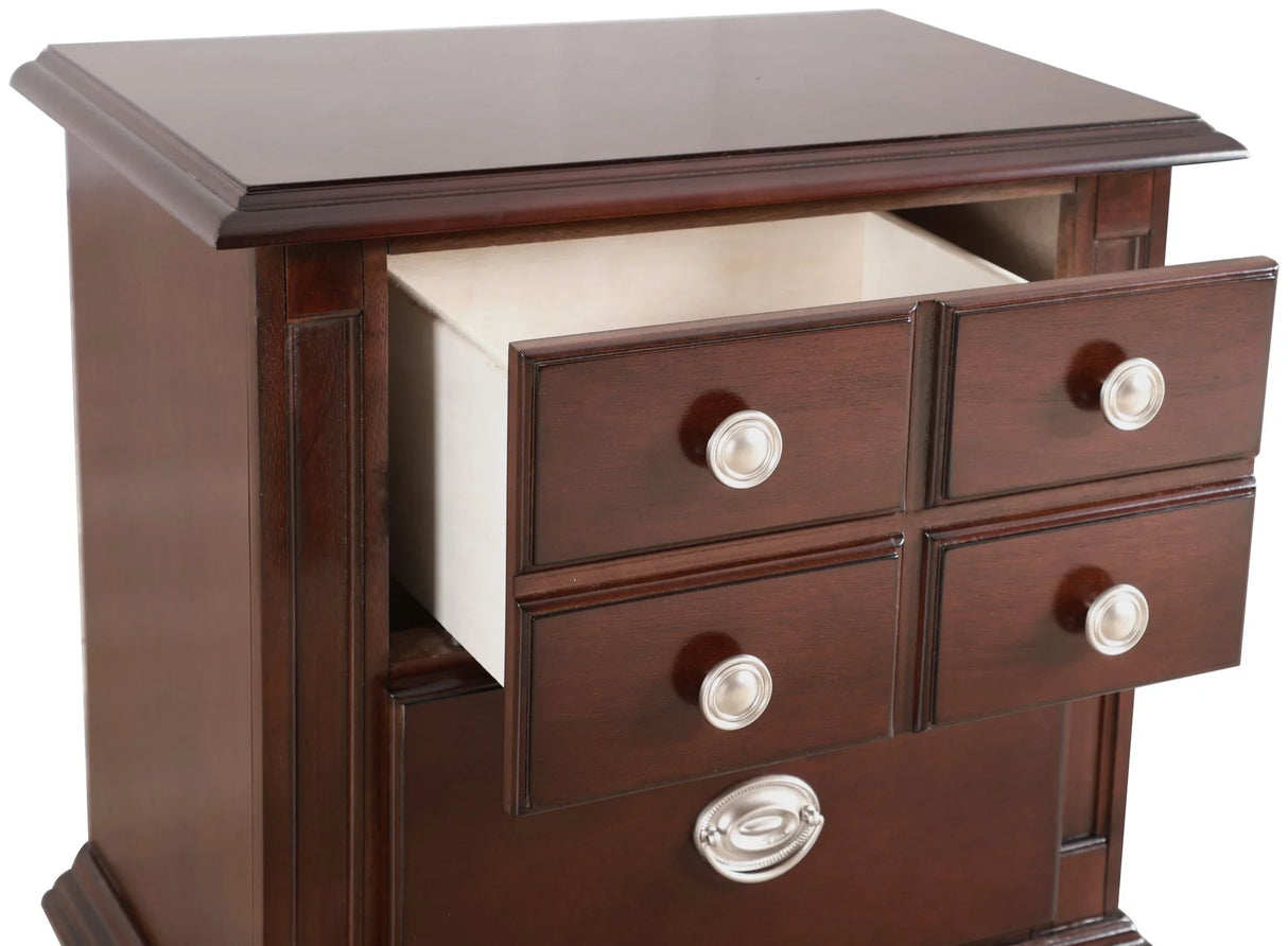 Elegant Traditional Nightstand - Furniture Home Direct